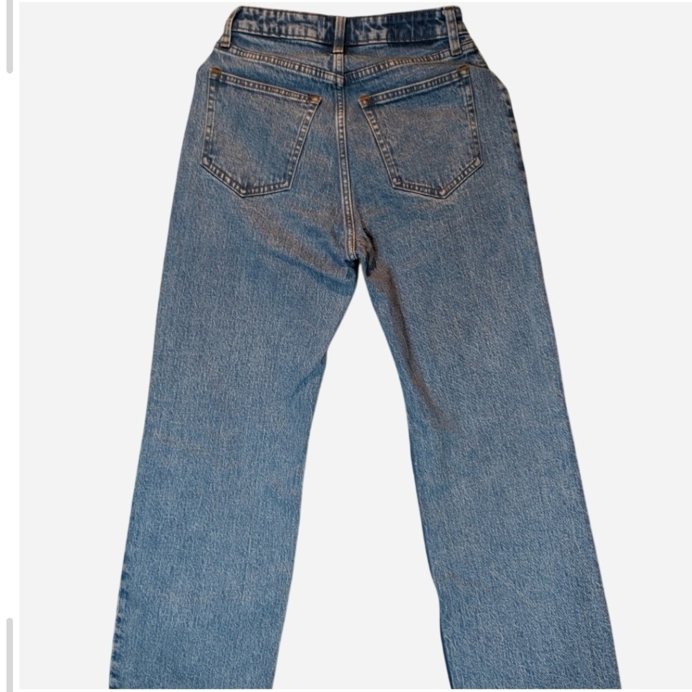 Pre-owned Abercrombie & Fitch Light Blue Straight Leg Jeans - Picture 2 of 6